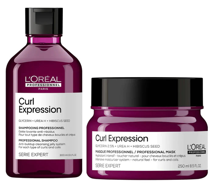Kit Shampoo 300 ML  + Mascarilla Curl Expression Loreal 250 ML